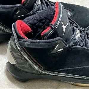 Air Jordan OG XX2 22 Size 9 Black Varsity Red Metallic Silver OG Jordan 22 OG Black Varisty Red Men main image 3